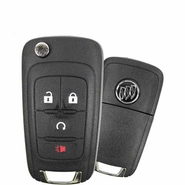 Oem OEM: REF: 2013-2018 Buick Encore Enclave / 4-Button Flip Key / PN 13585814 / AVL-B01T1AC RK-BUK-AVL-RFB - main